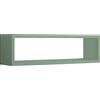 MODULARREDO | REGOLO Mensola da Muro, Pensile Bagno, Mensola da Parete, Scaffale da Parete, 60x17 p15.5 cm, Verde Acqua Marina - Made in Italy