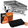 Upgrade4cars Rete per Rimorchio Elastica 1-2 x 2-3 Metri | Rete di Copertura per Carico | Rete Trasporto Carrello appendice in Gomma | Accessori Auto Universale