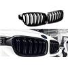 Gangying F30 F31 Griglia Anteriore per BMW Serie 3 F30 F31 Griglia Paraurti Nero Lucido 2012 2013 2014 2015 2016 2017 2018
