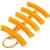 VOBOR Smontagomme Protezioni per Cerchioni-5 Pezzi Copertoncino per Auto Guardia di Protezione per Cerchioni Copriruota per Cambio utensile (Colore : Arancia)