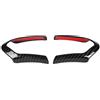 KIMISS 2 pezzi Coprivolante Car Interior Decoration per F20 F22 F30 F32 F10 F06 F15 F16(fibra di carbonio)