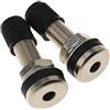 OTOTEC 2 pezzi steli delle valvole in metallo tubeless per pneumatici per pneumatici per auto con cappucci antipolvere
