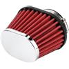 Qiilu Filtro Aria Moto Filtro Motore Testa Fungo Accessorio Pulitore Aria per Moto Sfiatatoio Filtri Aria Moto Motociclo Racing Tuning Filtro Aria Sportivo Filtro Modificato per