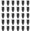 EMSea 30 x clip di fissaggio per esterni per auto, in plastica, colore nero, compatibile con MINI R50 R53 R56 R57 R58 07131480419