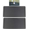 HAOBIN Antiscivolo Su Cruscotto Tappetini Adesivi Antiscivolo Per Auto Silicone Tappetini Adesivi Per Auto Piccolo Tappetino Cruscotto Silicone Nero,Utilizzato Per Telefoni Cellulari