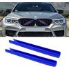 TTCR-II 1 Paio Strisce della Griglia, Inserti Griglia Trim, Emblema della Griglia per Inserti, compatibile con Serie 1 2 3 4 5 6 7 F20 F21 F22 F23 F30 F31 F32 F33 F36 G30 G32 G11 G12 G14 (Blu)