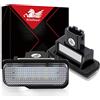 WinPower LED Luci targa Lampada 3582 SMD con CanBus nessun errore 6000K Bianco per C E CLS SLK Classe S203/W203 5D W211 4D W219 R171 ect., 2 pezzi