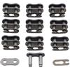 GOOFIT 10PCS #428 Fibbia della Catena Clip Style Collegamento Collegamento Principale della Catena Sostituzione per Chinese Made 110cc 125cc 150cc 200cc 250cc ATV Quad 4 Wheeler
