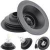 TOMALL Coperchio Antipolvere con Guarnizione in Gomma PVC per Kit Conversione LED(diametro foro 32mm) Faro Impermeabile C6 C6F LED