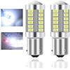 Teguangmei 1156 BAU15S PY21W 7507 Lampadine LED per Auto Bianca 900LM Super Luminosi 5730 33-SMD LED Freno di Retromarcia Coda Stop Fendinebbia Posteriore Luce di Posizione 12-30V 3.6W- 2Pcs
