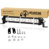 SKYWORLD Barra LED Fuoristrada 18cm 30W Unica Riga Fari Led 12V 24V 6000K Spot Faretto Fendinebbia Impermeabile Faro da Lavoro LED per Auto Camion Trattore 4X4 SUV ATV UTV Escavatore Barca