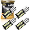 Sidaqi 1156 BAU15S PY21W Lampadina a LED 5630 33 SMD Bianco 900LM sostituire per Luce di retromarcia freno posizione antinebbia posteriore Fanale parcheggio RV 12-30 V 3,6 W (4 pezzi)