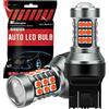 KaiDengZhe 7443 7440 W21W T20 LED Lampadine dei Freni, KaiDengZhe 12V-24V Lampadine a LED per Auto Sostituisci per la Luce del Freno dell'auto Retromarcia Fanale Posteriore Arresto Marcia Diurna-2 PZ Bianco