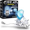 Gread - Lampada faro alogena 2x H3 - super bianco - 8500k 55W - E-mark