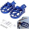 JFG RACING Pedaline Moto,Pedana Poggiapiedi Pedane Moto in Alluminio CNC per Moto 50cc Simson S51 Beta RR 50 Rieju Mrt 50 HM 50 CRF XR CR 50 70 80 100 125 CT200U Mini Bike SSR RFZ Pit Bike-Blu