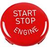 TTCR-II Sports Red Start Stop Button Compatible with BMW (1 3 5 6 X1 X3 X5 X6 Series,E81 E90 E91 E60 E63 E84 E83 E70 E71), Engine Switch Power Ignition Start Stop Button Replacement.