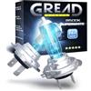 Gread - 2x Lampade alogene H7 - super bianco - 8500k 55W E-Mark - Xenon Optik