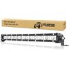 SKYWORLD Barra LED Fuoristrada 33cm 60W Unica Riga Fari Led 12V 24V 6000K Spot Faretto Fendinebbia Impermeabile Faro da Lavoro LED per Auto Camion Trattore 4X4 SUV ATV UTV Escavatore Barca