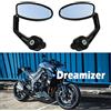 DREAMIZER 7/8 22mm Specchietti Moto Manubrio, Moto Specchietti Laterali per Z1000 Z750 MT03 MT09 FZ6 SV650 SV1000 CB1000R CBF125 Monster M696 821
