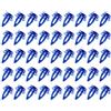 YINETTECH 50x Clip di fissaggio per parafanghi auto LR027255, in plastica blu, per archetti anteriori e posteriori, compatibili con Range Rover Evoque