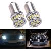 Ruiandsion 4 lampadine LED 6 V 12 V BAX9S H6W 64132 38161 super luminose 3030 2SMD chipset LED luci di posizione di parcheggio lettura laterale, bianco caldo