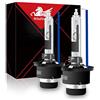 WinPower D2R Xenon HID 35W Kit di sostituzione lampadina Xeno 8000K Blu Stent di metallo Lampada di conversione faro dell'automobile 12V, 2 Bulbi