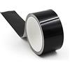 Finest Folia 10m di pellicola per modanature Blackout Carwrapping per condotti d'aria 970RA autoadesiva 50mm di larghezza per auto, moto, finestrini, griglie del radiatore, modanature cromate da rivestire in nero