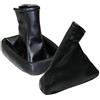 AERZETIX Cuffia Leva Cambio e Freno Pelle Sintetica Nero 35DG0017R0017G
