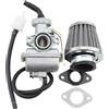 GOOFIT Carburatore 16 PZ16 Minimoto con Membrane Filtro Aria 35mm con Filtro Carburante Quad 110cc Sostituzione per Decespugliatore Motocross 2 Tempi 50cc 70cc 90cc Ciclomotore Pit Bike Scooter
