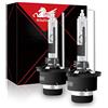 WinPower D2R Xenon HID 35W Kit di sostituzione lampadina Xeno 6000K Bianco Stent di metallo Lampada di conversione faro dell'automobile 12V, 2 Bulbi