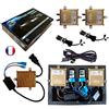 VEGA Kit HID Bi Xenon Marca Francaise H4 HILO 6000K 55W Slim DSP AC Lampadine a base metallica