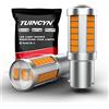 TUINCYN BAU15S PY21W Ambra Lampadina LED Indicatore Di Direzione Super Luminoso 1056 7507 12496 5009 7507AST Luce Freno Luce Di Retromarcia Luce Di Posizione 8000K 5630 33SMD DC 12V (Confezione Da 2)