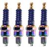 GOOFIT Set da 4 Pezzi A7TC Candele ad Alte Prestazioni Moto accensione Sostituzione per 50cc 70cc 90cc 110cc ATV ciclomotore Go Kart Scooter