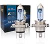 XELORD H4 55W 12V Alogena Lampadine Per Fari Auto,E-Mark,2 Lampadine