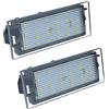 FanPaYY Luce di targa Canbus senza errore per Twingo Clio Megane Lagane | Lampade targa compatibili modelli auto Renault