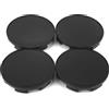 Rhinotuning Set di 4 coprimozzo Ø: anteriore 70 mm (2,8) / posteriore 64 mm (2,5) nero