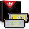 WinPower LED Luci targa per auto Lampada targa 3582 SMD con CanBus nessun errore 6000K Bianco per E46 4D, 5D touring 1998-2005, 2 pezzi