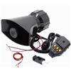 YIYIDA Auto sirena altoparlante auto corno 100W altoparlante a sirena con microfono Sistema PA registrazione funzione di riproduzione per qualsiasi veicolo a 12V camion barca car steamship ecc