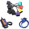 AntiBreak ECUScan ELM OBD KKL cavo motore ABS OBD2 diagnostica per auto italiane + CAN327 4 adattatori kit completo interfaccia