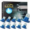 Qasim 10x T4.2 LED COB Lampadine 1SMD Blu per auto Luce Cruscotto Strumento Tachimetro Pannello DC 12V