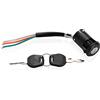 GOOFIT Blocchetto Interruttore Di Avviamento Con Chiave 3 Fili Di Accensione Principali Sostituzione per 50cc 70cc 90cc 110cc 150cc 200cc 250cc Go Kart Dune Buggy Buggies Atv E Dirt Bike Parts hm 50