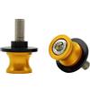 MZ-STORE 2pcs Nottolini M10*1,25 Universale Forcellone Appoggi per DUKE 125 200 390/ RC 125 200 390/ Z750 Z1000 Ninja 250R 650R/ ZX6R ZX10R ZX12R/ ZX600 ZX1000/ FZR 400 1990 FZR (Oro)