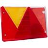 meinAnhängerersatzteil Multi Point 4 IV Disco Luce Vetro di ricambio per 18 - 8484 - 007 sinistra per rimorchio, sinistra
