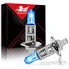 WinPower H1 / P14.5s 100W Lampadine per fari alogeni 5000K Bianco caldo Abbagliante/Anabbaglianti Lampada 12V Auto Motociclo Lampadina, 2 pezzi