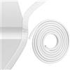 comfleep Protezione per bordo della portiera dell'auto senza colla universale in gomma a forma di U, protezione del bordo della porta dell'automobile, per berlina, camion, SUV, ATV, barca (bianco, 10