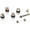 NAAA 1x Set Optivent invisibile nascosto valvole 11,3mm argento metallo TÜV