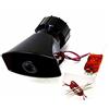 YIYDA Car Horn 12V Corno di allarme remoto Corno per auto Sirena di allarme 7 Toni 100W Forte Allarme di avvertimento per auto di sirena antincendio della polizia con telecomando marrone Altoparlante