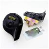 YIYDA Corno per auto Horn Corno elettrico per auto 115DB Clacson Corno per moto Tono alto e basso con staffa Altoparlante nero Corno per nave Tromba d'aria resistente all'acqua per 12V Auto Camion ect