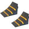 SNS SAFETY LTD RWC-1x2 Ruota Gomma Chock, Heavy-Duty, Dimensioni 25cm x 16cm x 19cm (Confezione da 2)