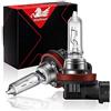 WinPower H9 65W Giallo 3000K Alogena Lampadina Abbaglianti Lenticolari per 12V Auto/Moto sostituzione faro originale, Doppio pacco